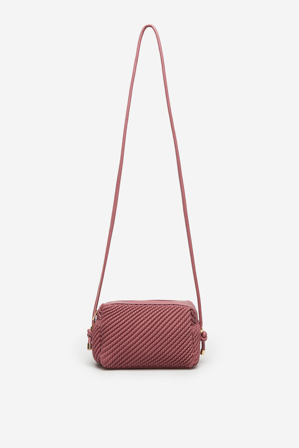 Cortefiel Knotted crossbody bag Pink