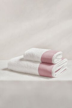 Cortefiel Aqua Sand 600 Bath Towel Lilac