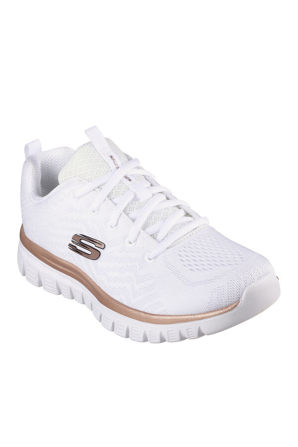 Skechers Chinelos de quarto elegantes Branco