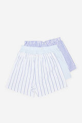 Cortefiel 3-pack woven boxers Blue