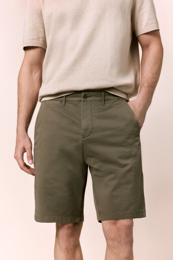OOTO Basic Bermuda shorts Kaki