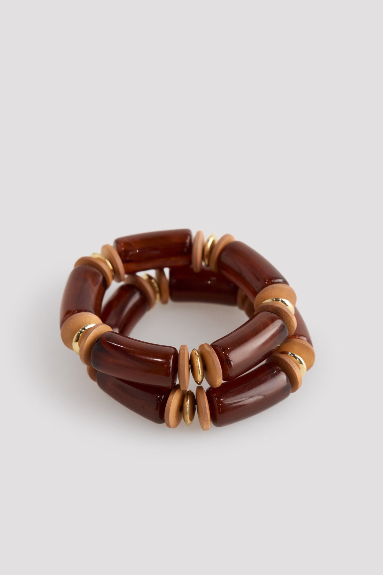 Cortefiel Set pulseras el&aacute;sticas