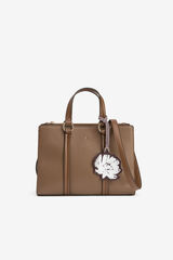 Vilanova Mala City com charm de flor Castanho