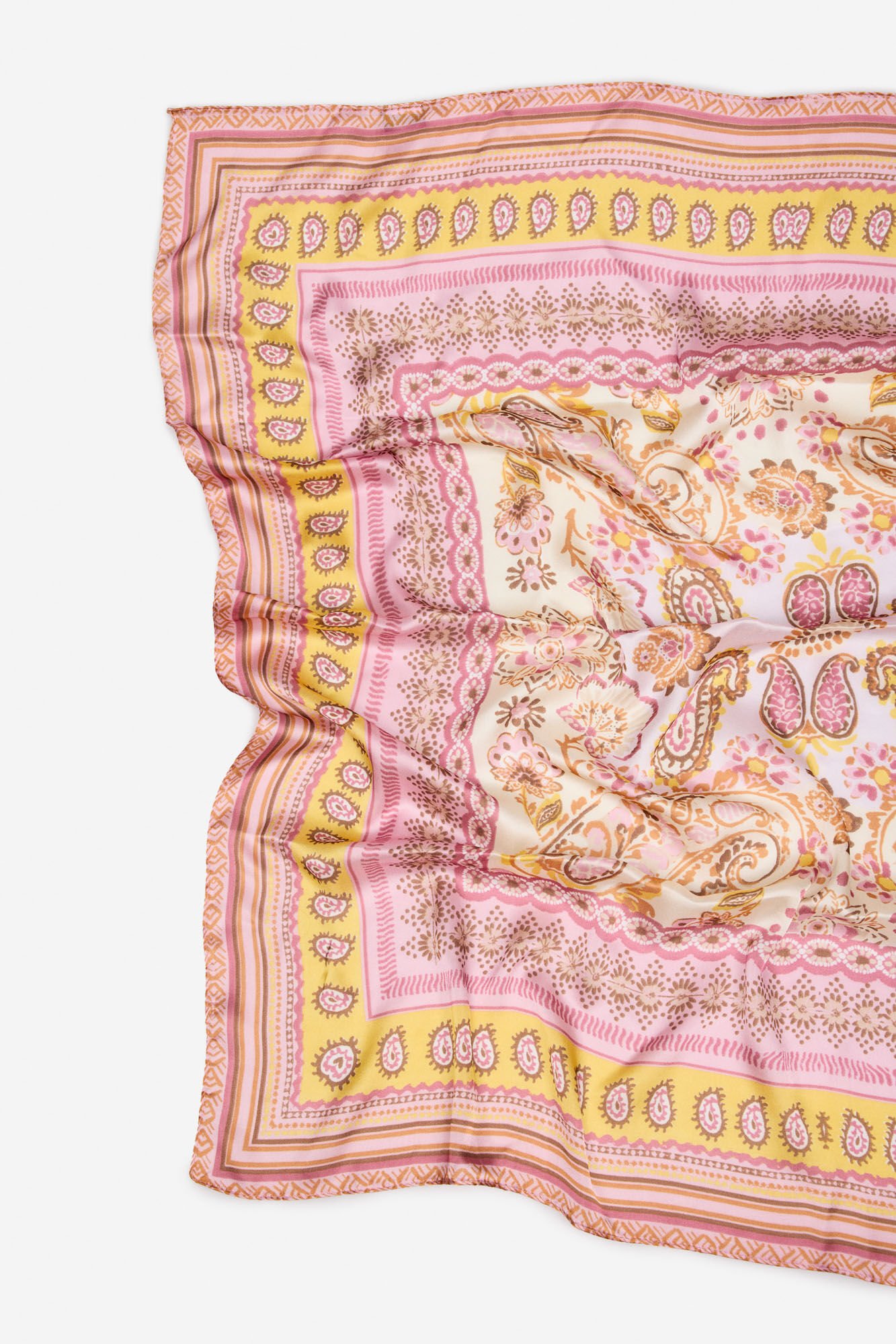 Cortefiel Paisley satin scarf