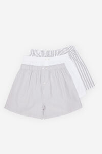 Cortefiel 3-pack woven boxers White