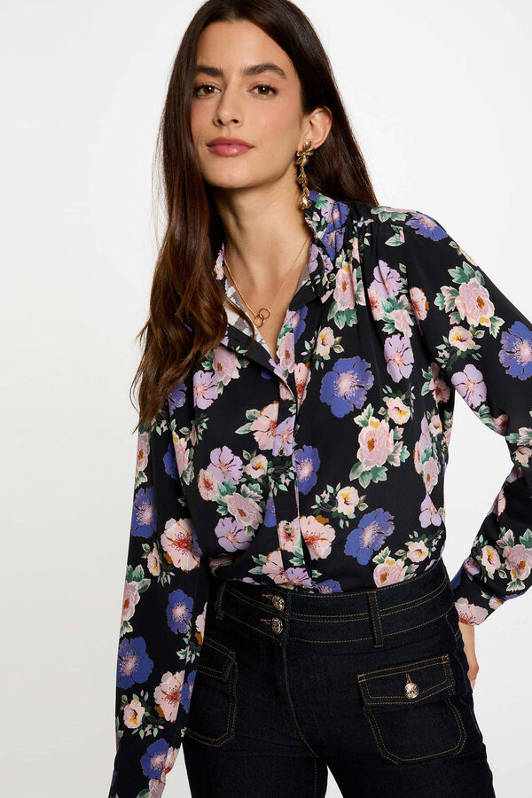 Morgan Camisa fluida estampada Multicolorido