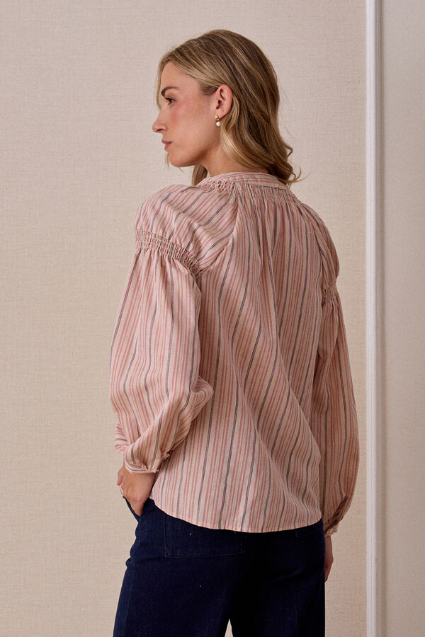 Polín Et Moi Blusa riscas de lurex Subiu