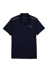 Lacoste Debrum contrastante nos ombros e nas extremidades das mangas Azul