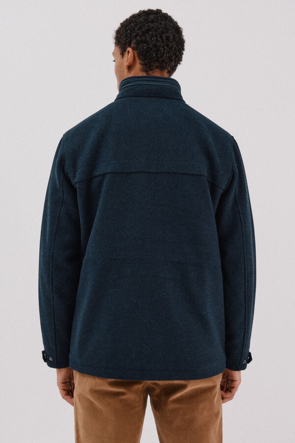 Cortefiel Coat with removable lining Navy