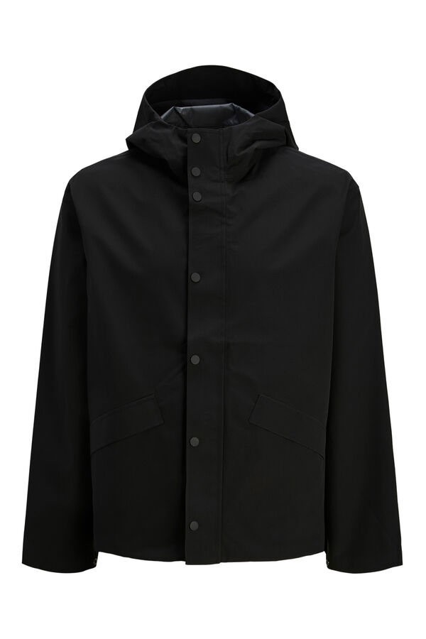 Jack & Jones Regular fit waterproof jacket Black