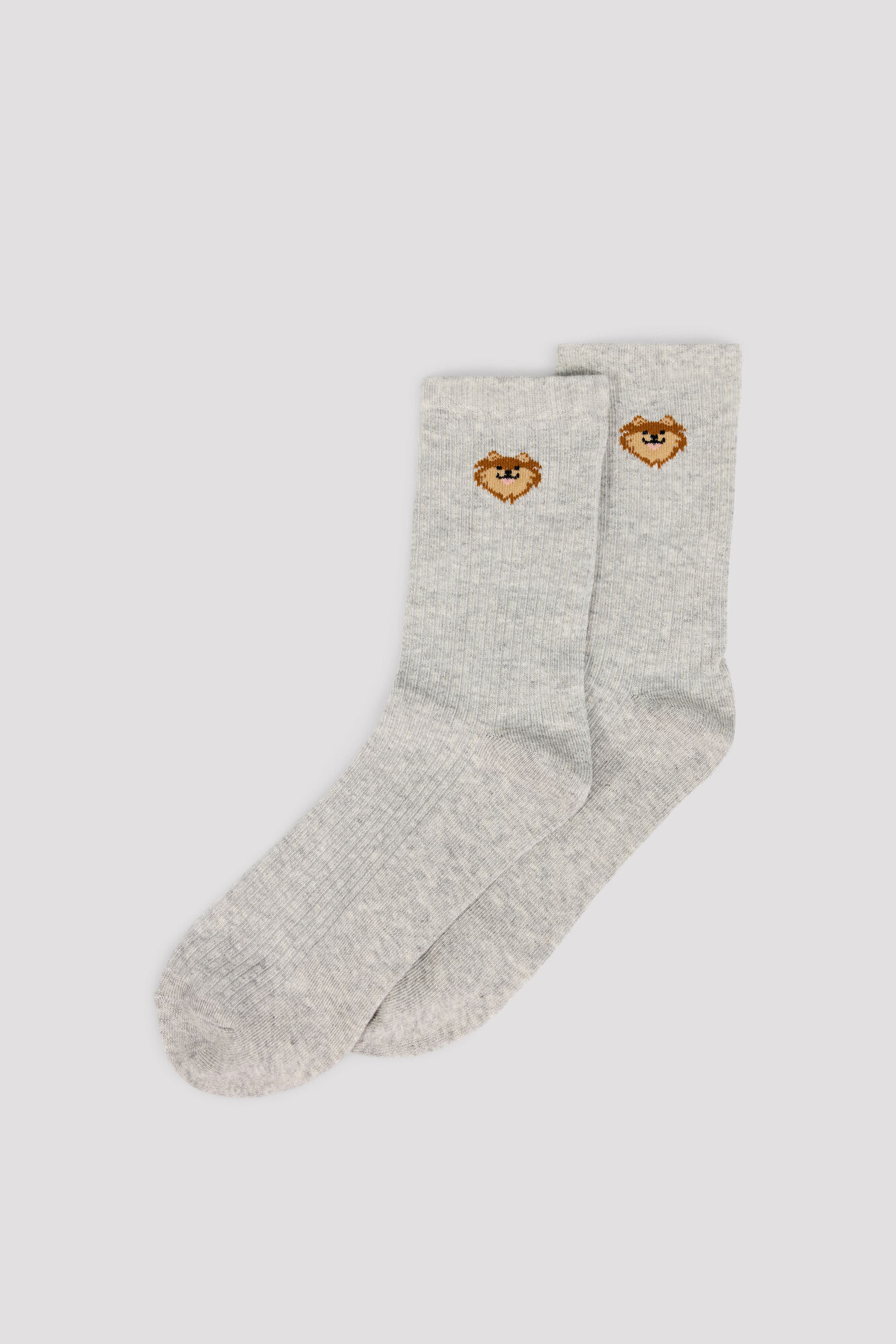 Cortefiel Dog ribbed socks