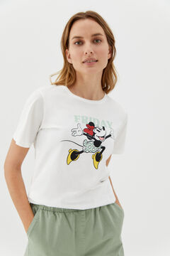 Cortefiel Disney T-shirt Beige