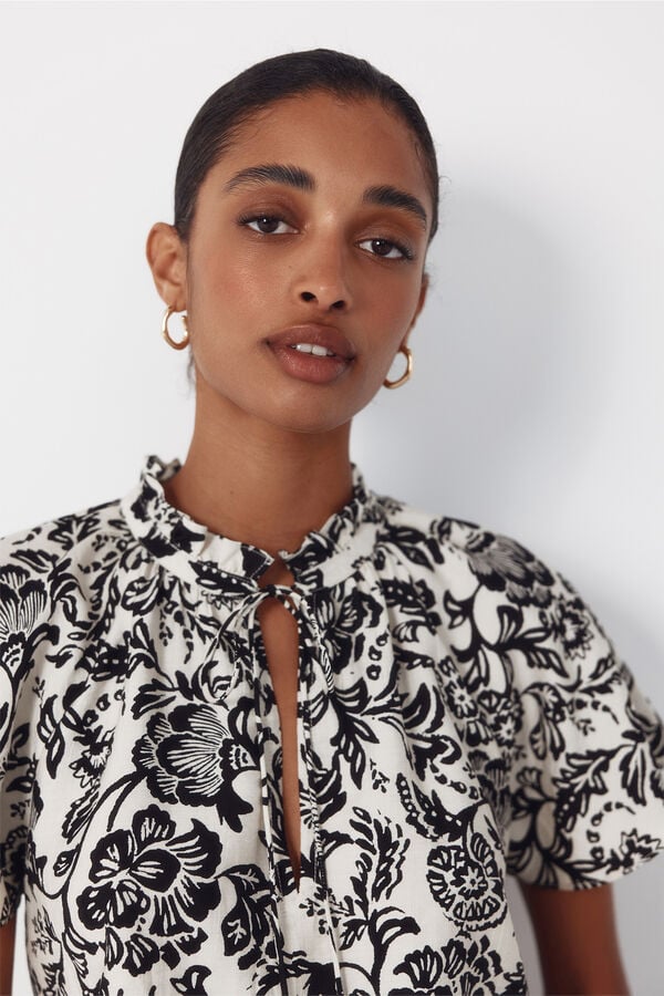 Cortefiel Raglan sleeve blouse Multicolour