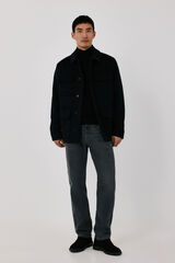 Cortefiel Four-pocket coat Dark grey