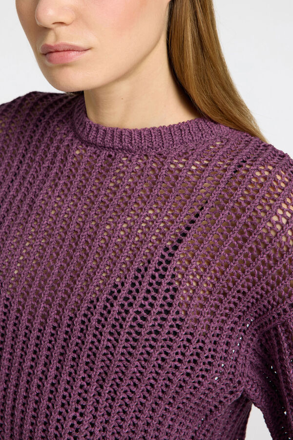 Selected Femme Top de malha Roxo