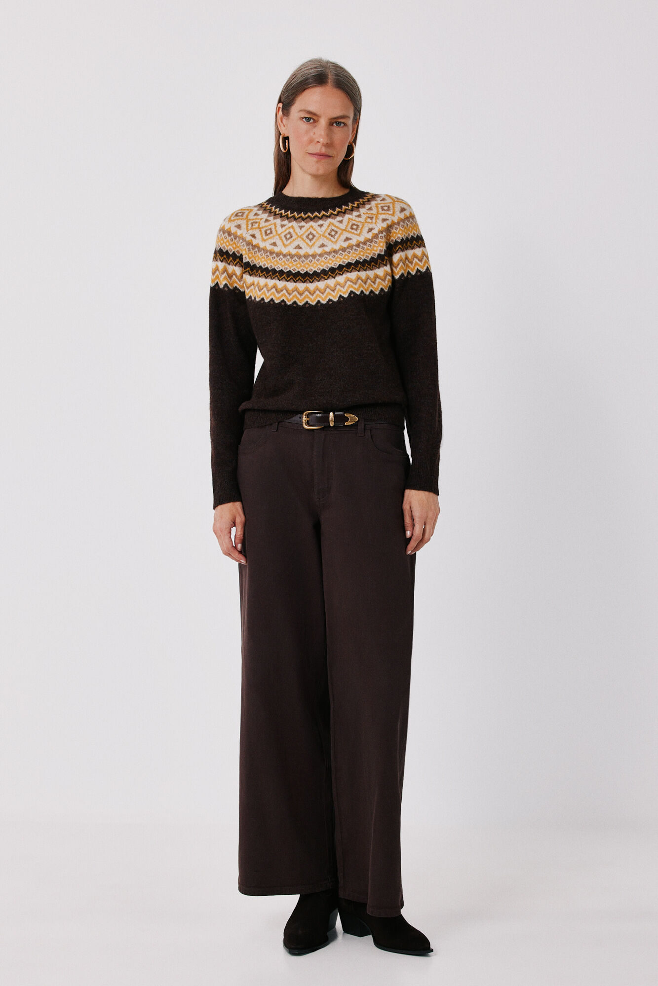 Cortefiel Positional jacquard jumper