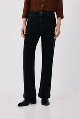 Cortefiel Bootcut jeans Printed grey