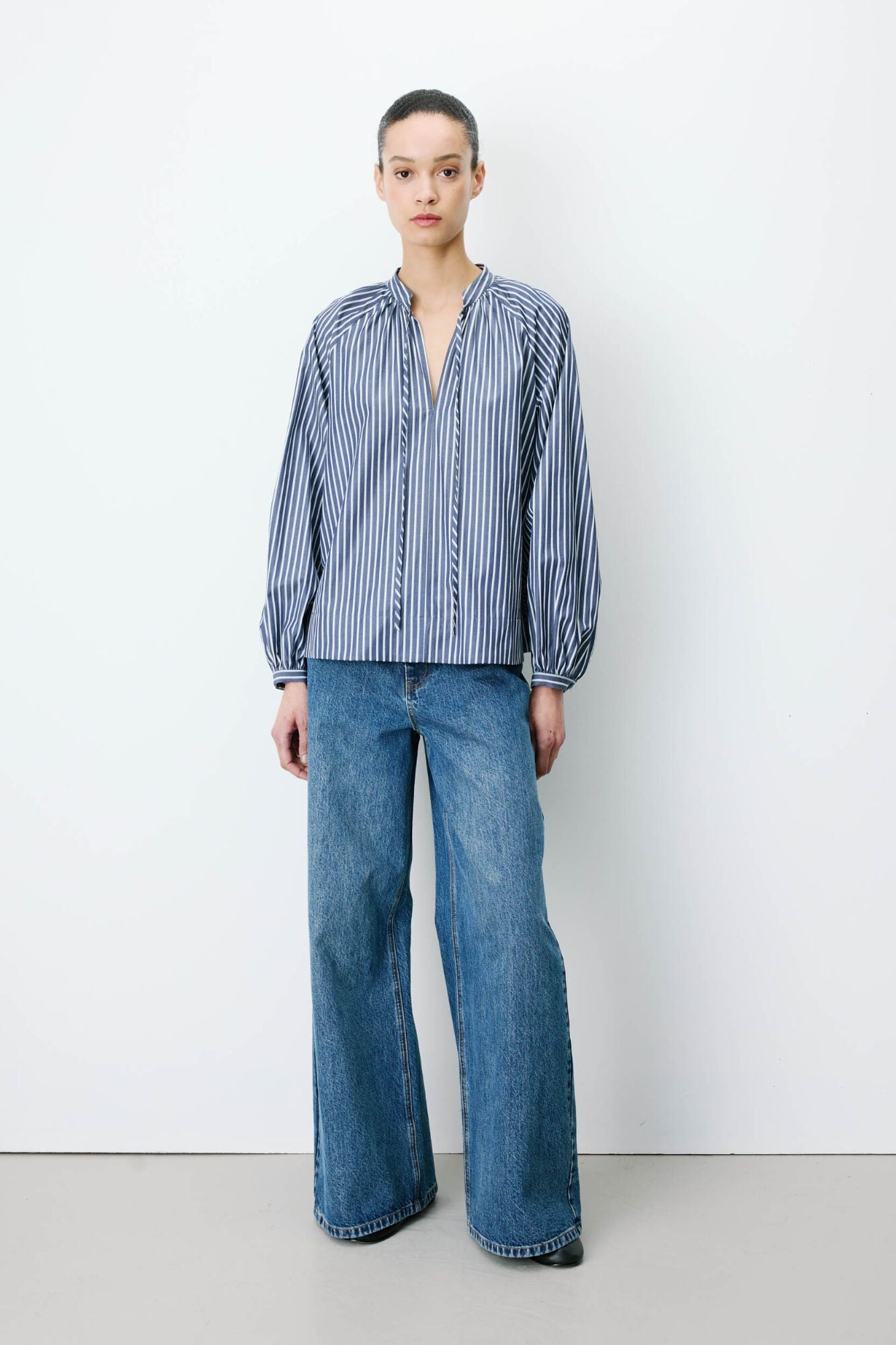 Grace & Mila Striped Albane blouse