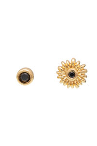 Cortefiel CIAM mini piercing - Black - Gold Gold