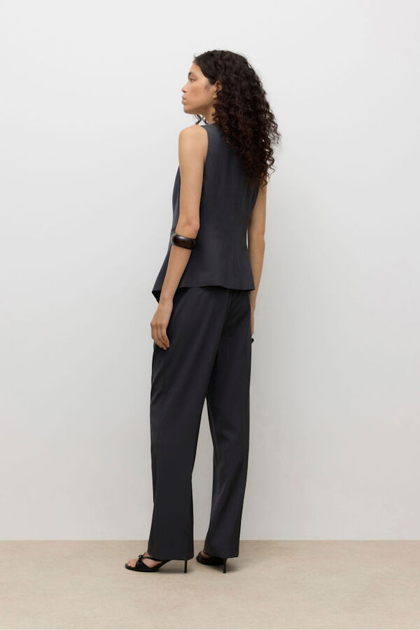 Vero Moda Colete com botões Cinzento