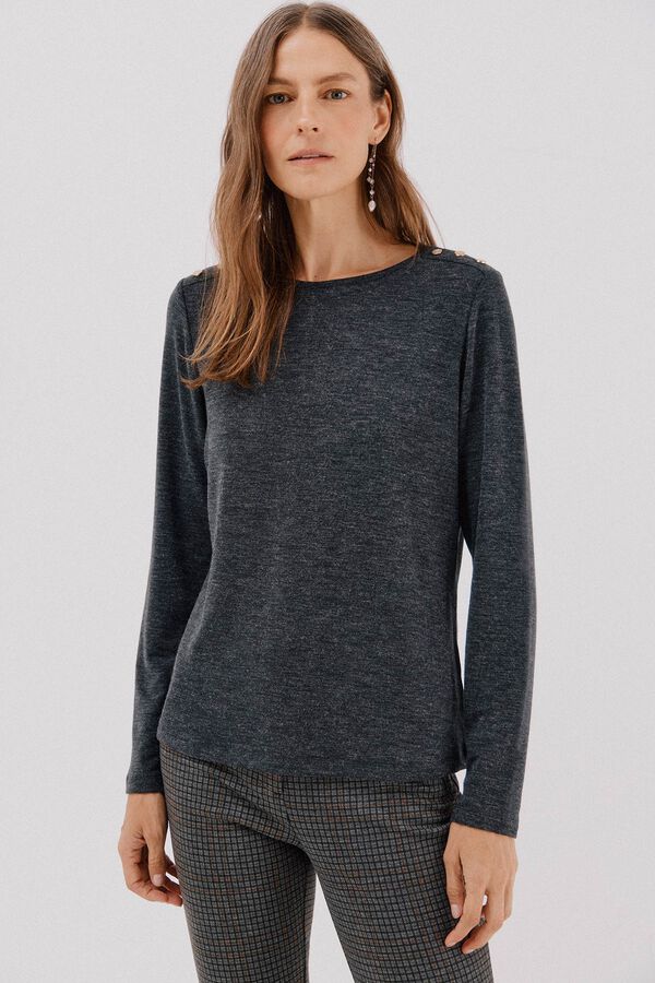 Cortefiel buttons box shirt Grey