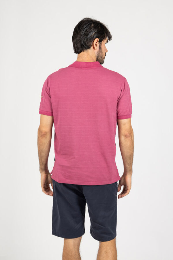 Privata Short sleeve polo shirt Fuchsia