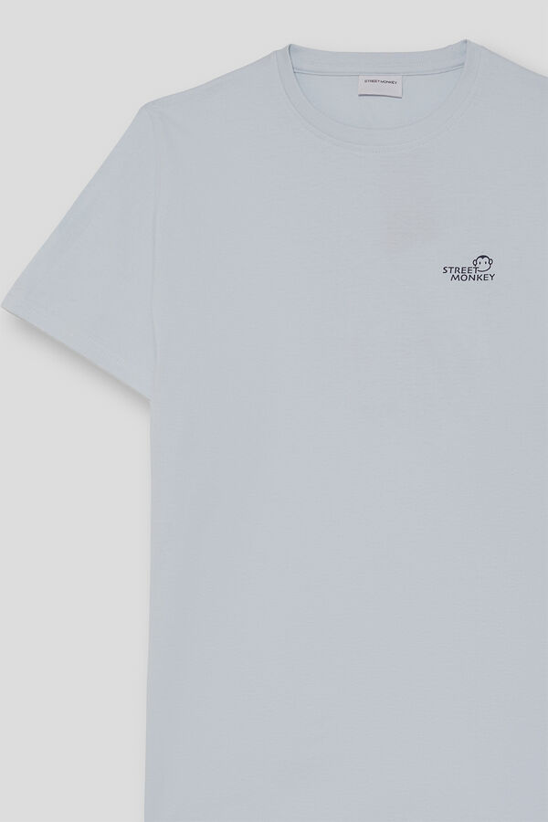 Street Monkey T-shirt manga curta Azul