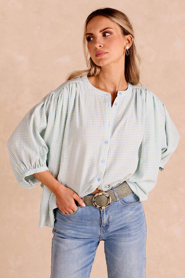 Polín Et Moi Blusa azul claro Vicky Azul
