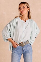 Polín Et Moi Blusa azul claro Vicky Azul