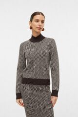 Vero Moda Camisola de gola alta Castanho