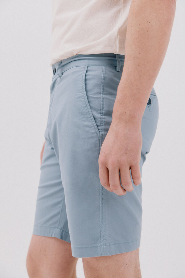 Cortefiel Chino bermuda shorts Blue