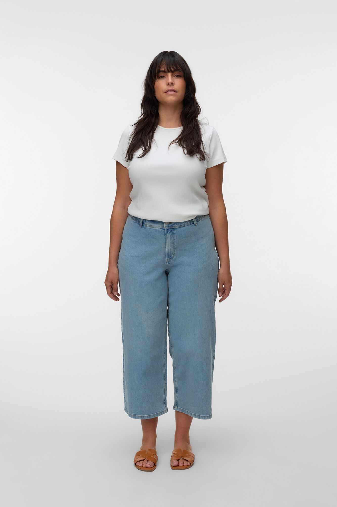 Vero Moda Curve Vaquero pata ancha talla grande