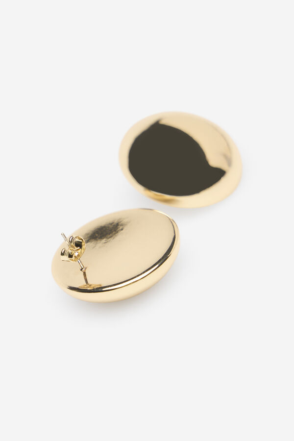 Cortefiel Gold stud earrings Yellow