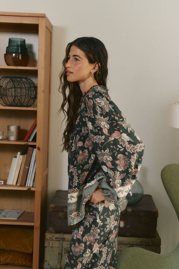 Jaase Blusa estampada Verde