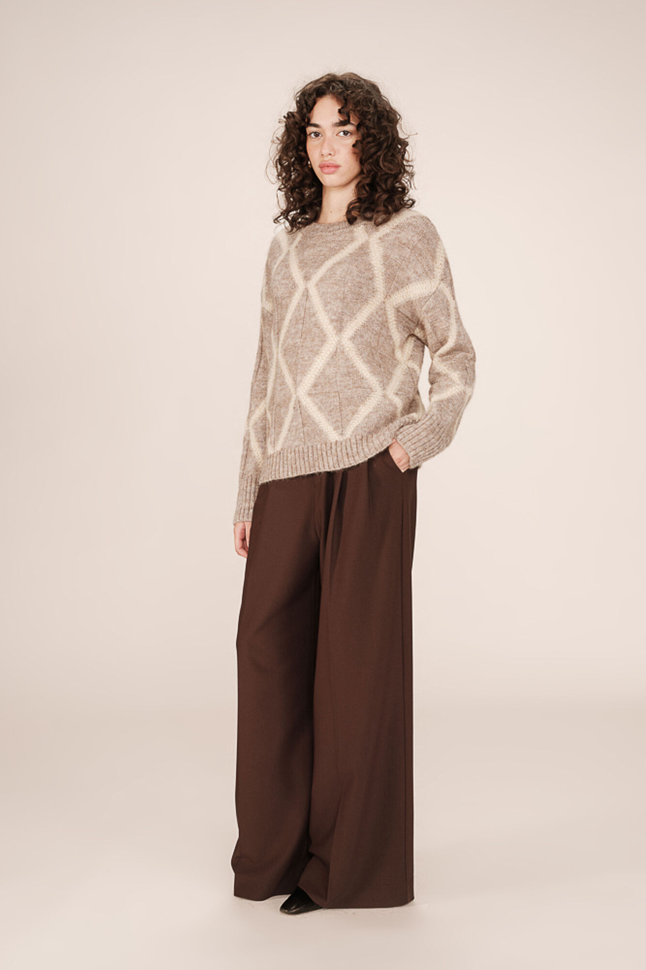 Grace & Mila Camisola b&aacute;sico com gola redonda