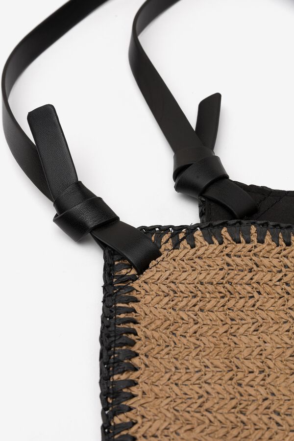Vilanova Mala tote bag com al&ccedil;as pretas Preto
