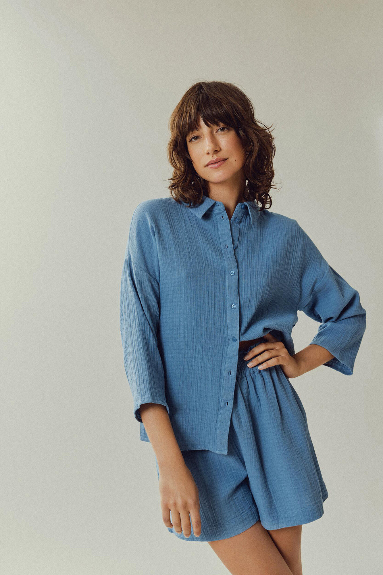 Vila 3/4-sleeve shirt  