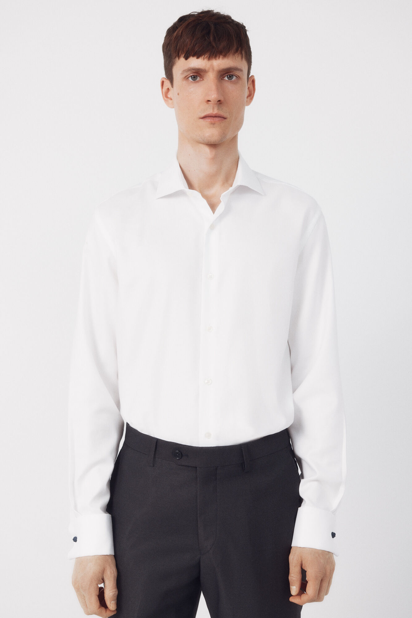 Cortefiel Plain easy-iron dress shirt
