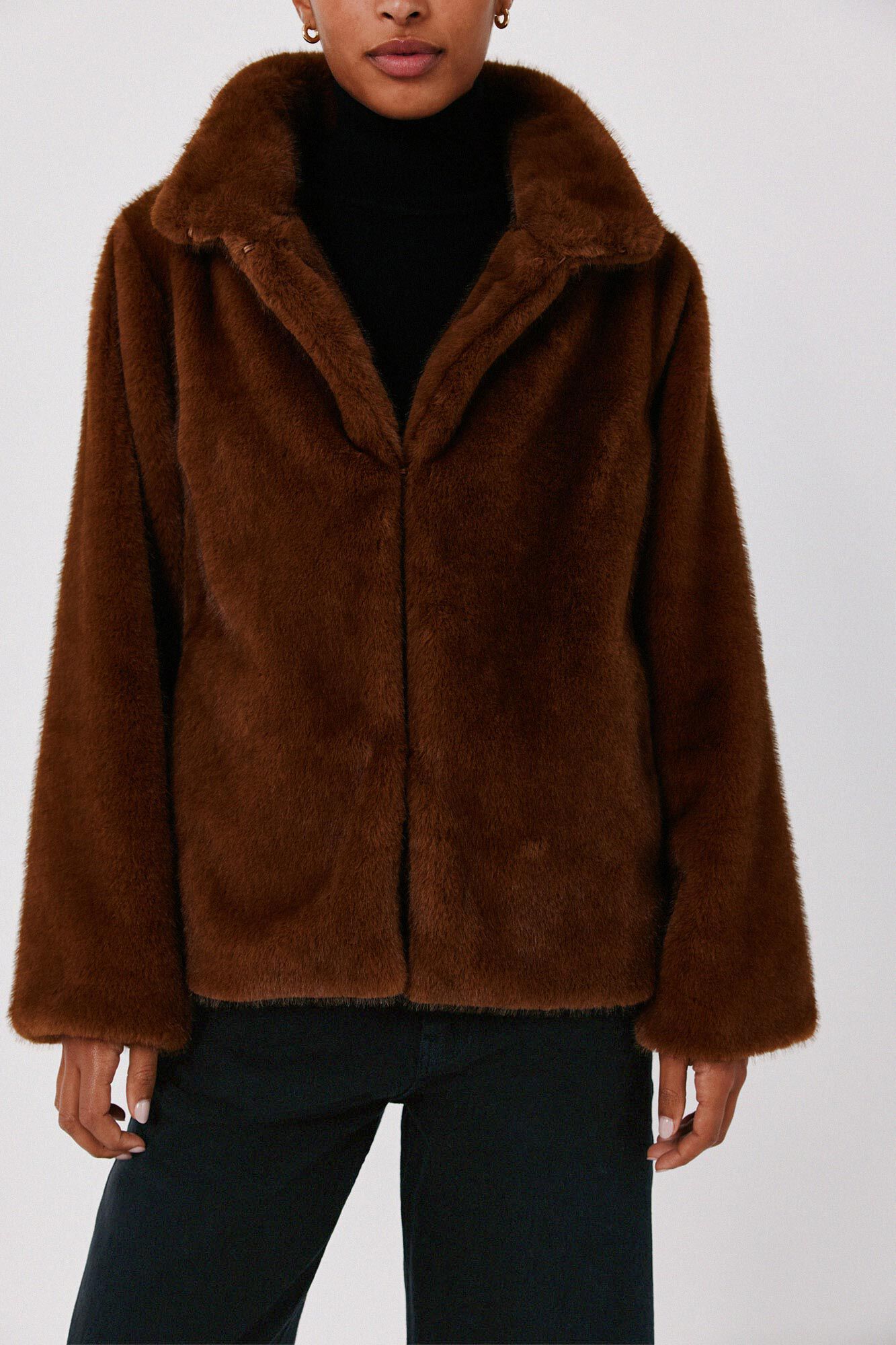 Cortefiel Faux fur jacket