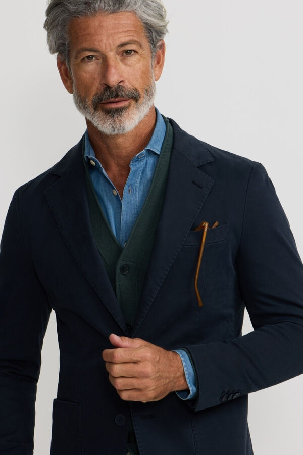 Silbon Americano casual Azul