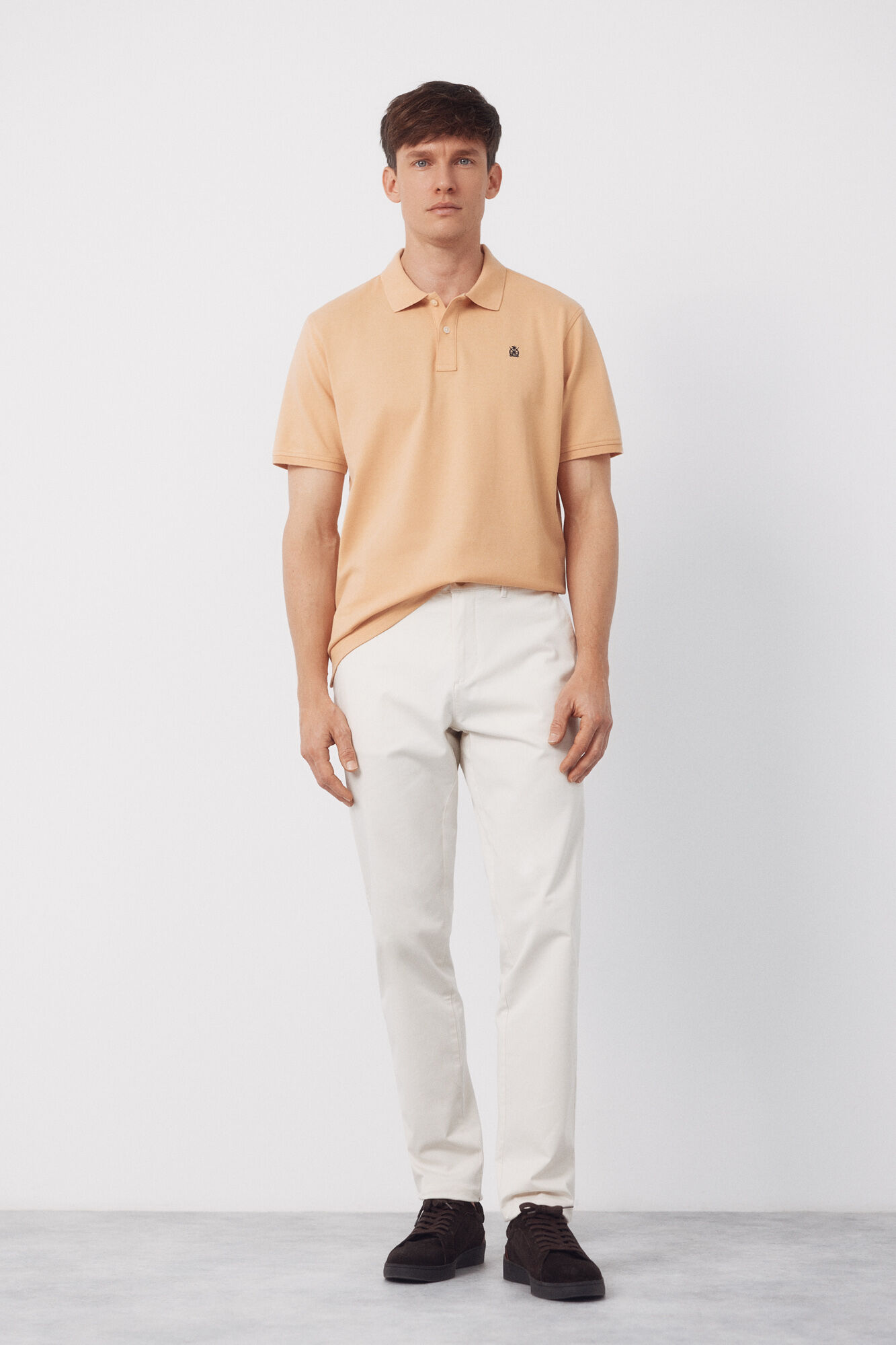 Cortefiel Basic piqu&eacute; polo shirt