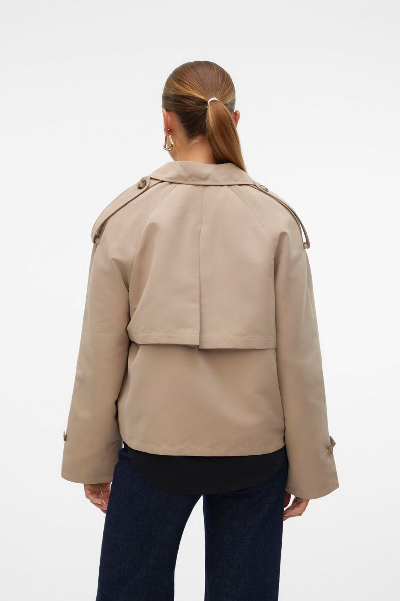 Short trench coat with pockets | Womens Trench Coats | Cortefiel Short trench coat with pockets | Womens Trench Coats | Cortefiel