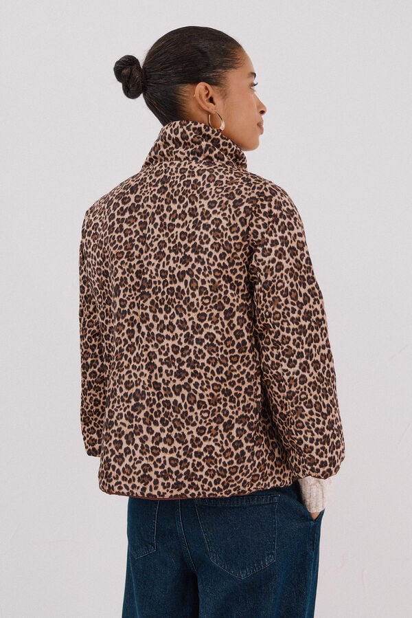 Cortefiel Reversible Thermolite® jacket Maroon