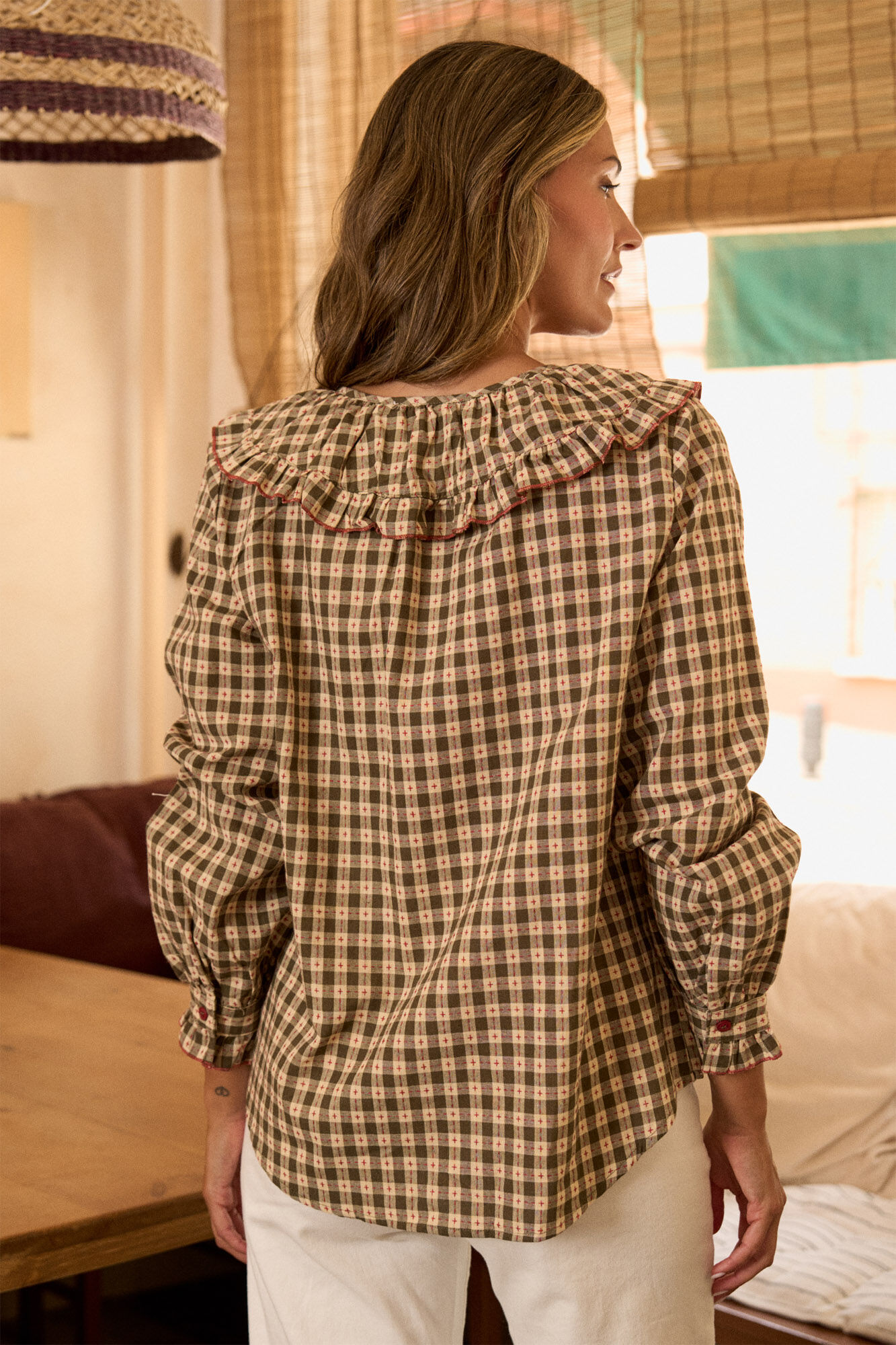 Pol&iacute;n Et Moi Camisa cuadros Johana