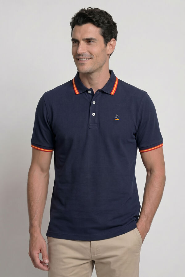 Valecuatro Polo logo cl&aacute;ssico Espanha Azul