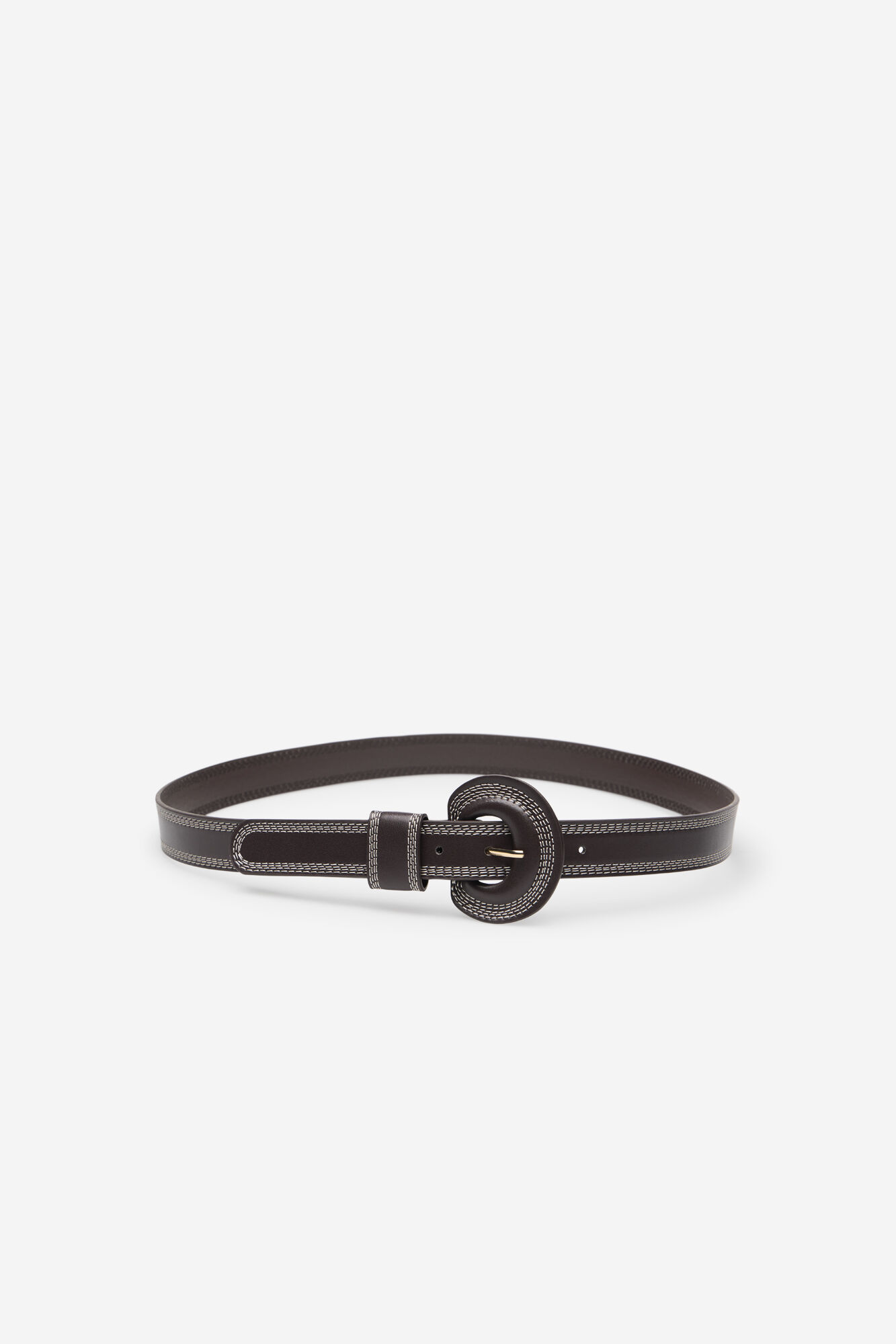 Cortefiel Belt lined with topstitching