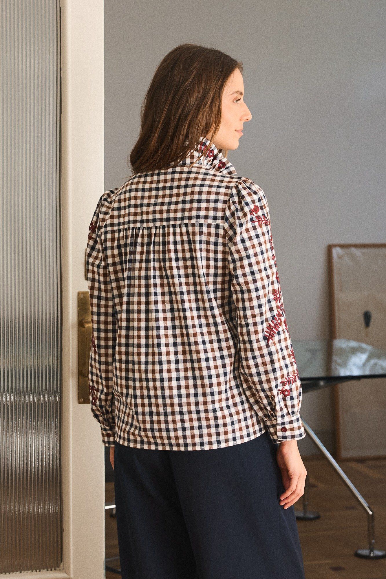 Pol&iacute;n Et Moi Camisa cuadros Margaux