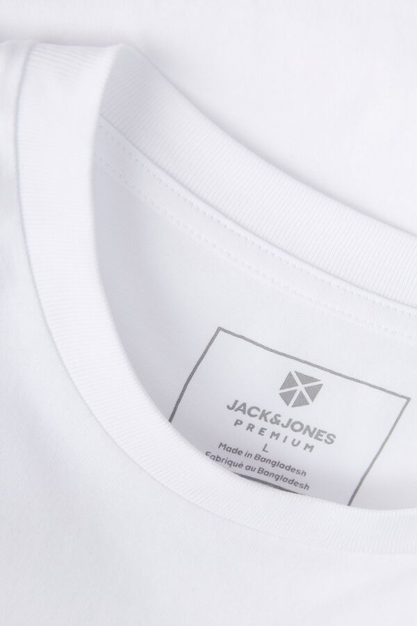 Jack & Jones Print regular fit T-shirt White