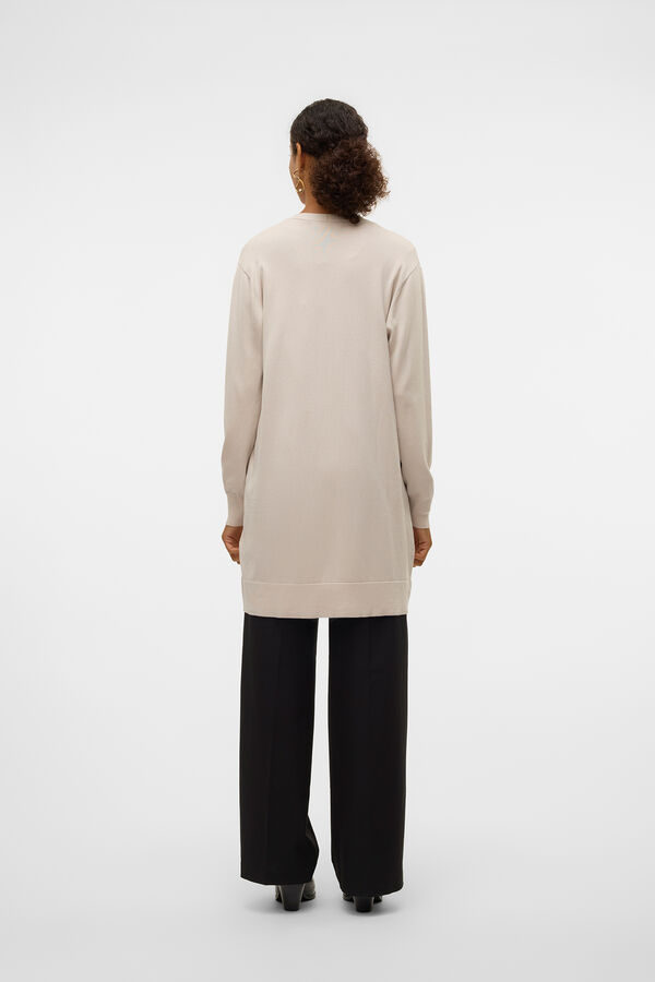 Vero Moda Cardigan midi aberto Cinzento