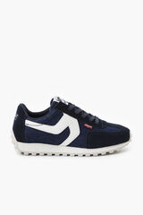 Cortefiel Stryder Red Tab S trainers Navy